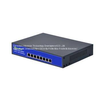 8 port full gigabit 1000Mbps PoE switches for cctv systems