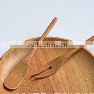 CY047 Natural Wooden Mini Spoon Fork Janpan Style Bamboo Fork Tableware Kit photo-3