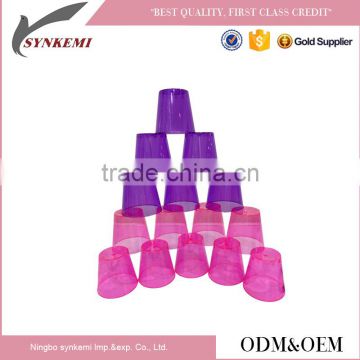 Hot selling disposable plastic wine glass