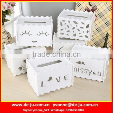 White Assembly New Tissue Paper Box Design