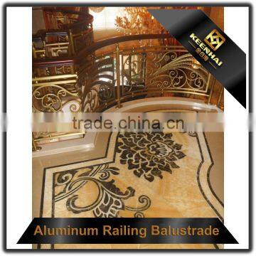 Fine Carving Art Design Aluminum Indoor Antique Stair Railings photo-3