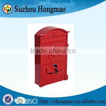 LOCKABLE OUTSIDE ALUMINUM MAILBOX WALL MOUNTED LETTERBOX