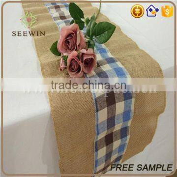 High Quality 100% Burlap Table Runner photo-5