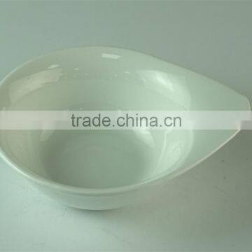 Good Quality White Relish Ceramic Soup Bowl photo-2