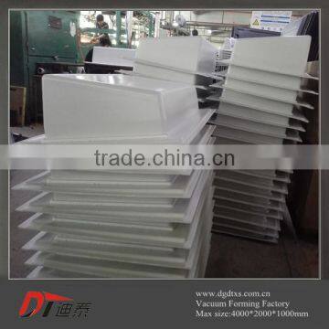 Custom Plastic Large Thick Thermoformed White Abs Material Outer Shell photo-6