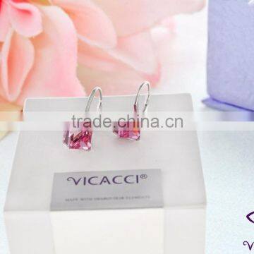 Fashion Jewelry Magnetic Colorful Pink Earring