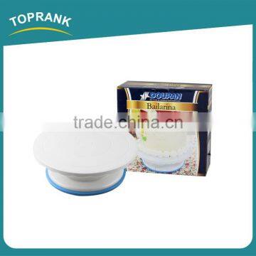 Toprank Walmart Supplier Best Price 27CM Cake Turner Kitchen Display Stand Cake Decorating Rotating Turntable Cake Stand photo-2