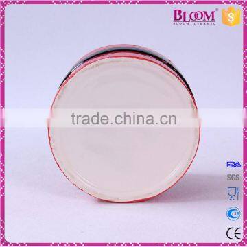 Round Shaped Ceramic Christmas Candy Jar With Lid photo-6