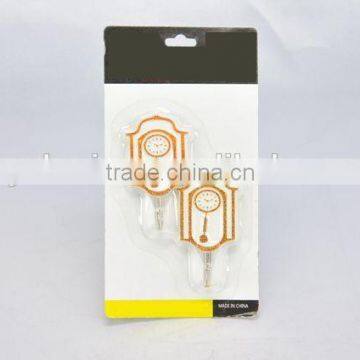 2pc New Design Clock Shape Plastic Hook photo-6
