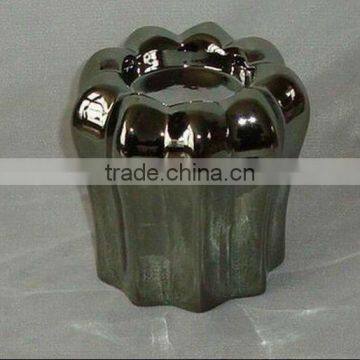 electroplate ceramic candle holder wholesale for home decoration