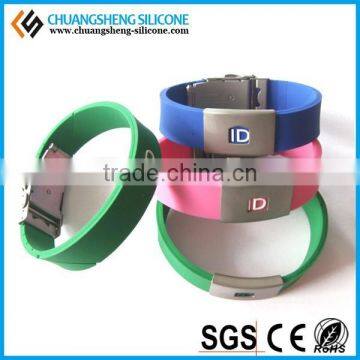 ID Bracelet With Silicone Material for the Old and Chirldren photo-6