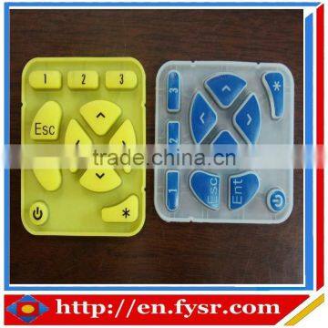 High Quality Membrane Silicone Rubber Press Keypad With Carbon Pills photo-2