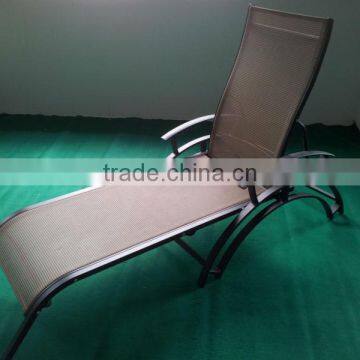 Outdoor Aluminum Lounge Folding Chaise Lounge