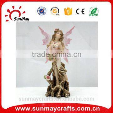 Custom high quality polyresin miniature fairy statue for sale