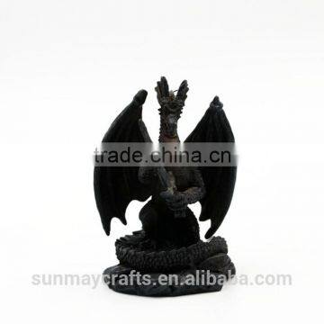 Wholesale Custom High Quality Polyresin Dragon Statue With Sword photo-3