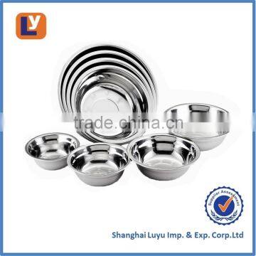 Hot Sale Round Stainless Steel Dinner Soup Plate photo-2