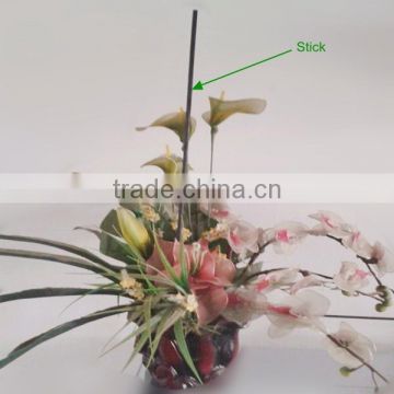 Flower supporting bamboo plant sticks