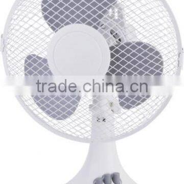 9" White Color Electric Table Fan