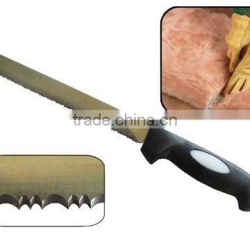 High Carbon Chrome Vanadium Fiber Glass Insulation Material Glass Fiber Multi Constuction Function Knife With Hardwood Handle photo-3