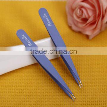 Colorful Paint Spraying Stainless Steel Medical Eyebrow Tweezer in Beauty Salon photo-6