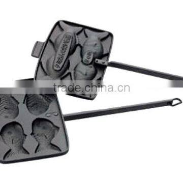Cast Iron Taiyaki Maker Japanese Waffle Maker for Gas Made in Japan photo-2