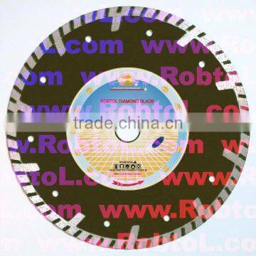 Deep Tooth Turbo Rim Diamond Blade For Multi-Purpose Concrete Cutting (COAQ)