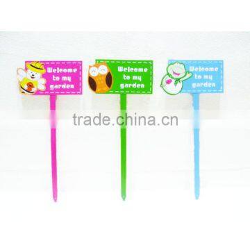 Welcome to my garden bees printing word sign metal garden stakes