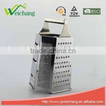 WCGT306 New Products 6 Sides Electrolytic Corrosion Vegetable Kitchen Graters Stainless Steel Grater photo-2