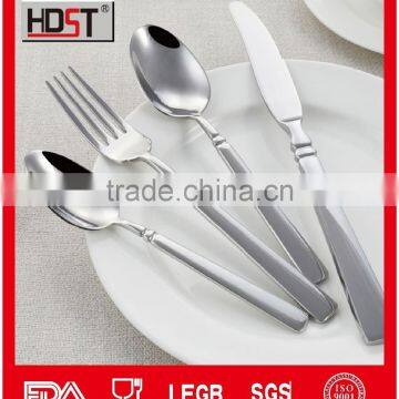 18/8 luxury royal silver color 4pcs restaurant tableware;cutlery bulk buy from china