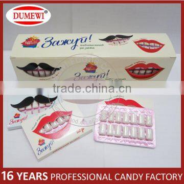 Halal 12G Funny Mint Chewing Gum With Wrapper