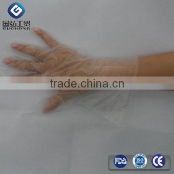 High quality PE (HDPE/LDPE/TPE/CPE) plastic gloves