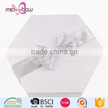 Chocolate Gift Wrapping Bows Golden Metallic Curly Ribbon With Band photo-3