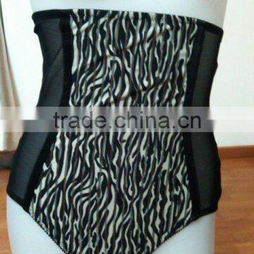 New arrival for 2015 leopard printing corset/sexy control corset wholesale