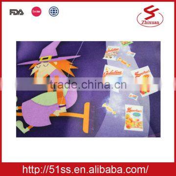 Purple Full Printing Christmas Socks photo-3