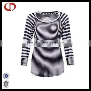 Cannda long sleeve custom stripe baseball jersey baseball shirt women