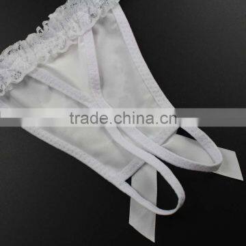 Stock Hot Women Sey Thongs G-String Open Crotch Panties Intimates Crotchless Briefs Lace Underwear Women Lingerie Summer Style photo-4