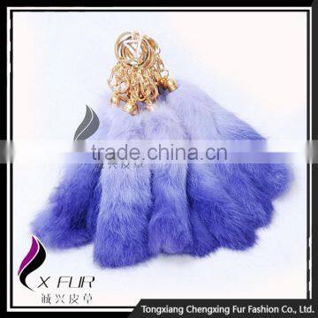 CX-R-39A Promotional Gift Fancy Rabbit Fur Key Ring photo-2