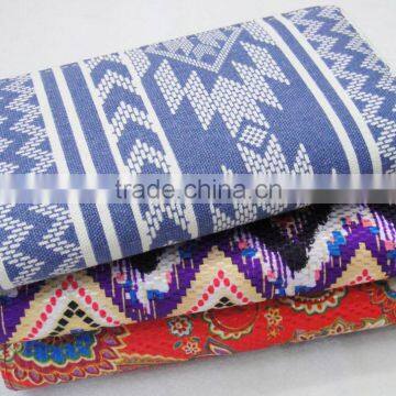 Fashion lady new vogue cotton zipper canvas wallet