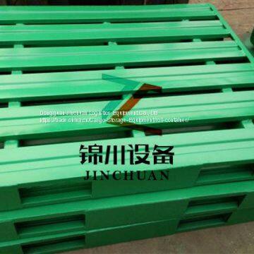 Folding Galvanized Stainless Steel Warehouse Euro Pallet Brushed