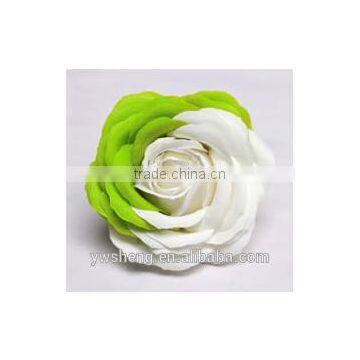 Wholesale Colorful Big Rose Flower Two - Tone Rose Diy Artificial Soap Flower photo-3