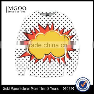 MGOO New Design Christmas Sweatshirt For Men Snow Season Clothing Sublimation Print Crew Neck Sweatshirt photo-4