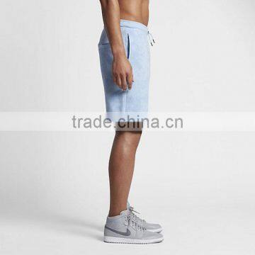MGOO OEM Service Mens Casual Shorts In Blue Color Sport Wear Gym Pants In Stock photo-2