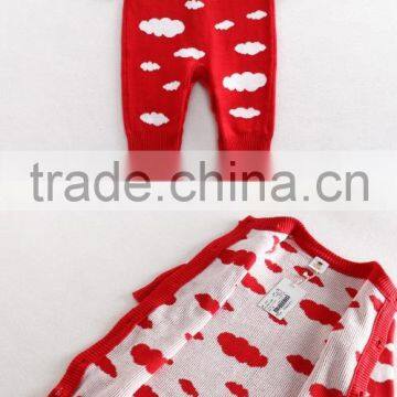 Western Infant Toddler Baby Cotton Knitted Jumper Romper With Hat photo-6