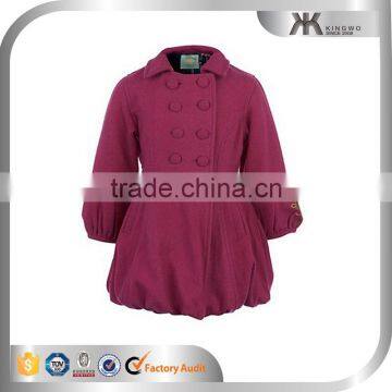 Custom Long Winter Coat For Kids/Kids Wool Coat Wholesale/Kids Clothing Manufacture In China photo-5