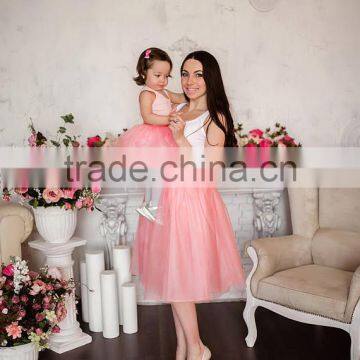 Pretty Set Of Matching Mother Daughter Tutu Dress Short Mini Skirt +Tank+Tops photo-3