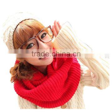 Simple and Fashion High Quality 7 Color Choice Circle Neckwear Lovely Magic Scarf Ladies Scarves photo-2