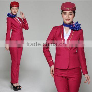 Chinos OEM Service Supply Type Flight Attendant Uniform Suits photo-3