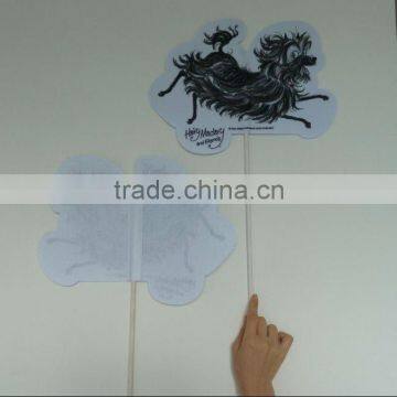 custom heat transfer printing felt toy flag