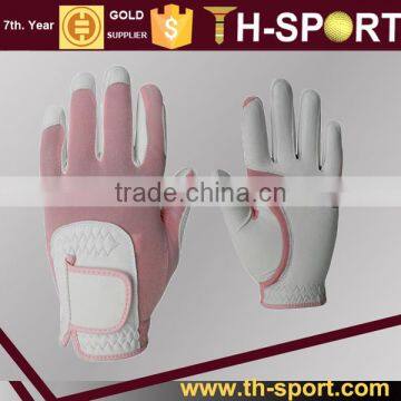 custom colored PU leather printting glove