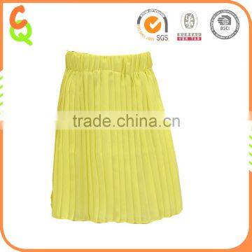 Summer Season Clothes Double Layer Chiffon Pleated Skirt for Girl photo-2